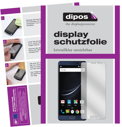 2x Schutzfolie klar für Cubot Cheetah 2 Display-Sc (1)