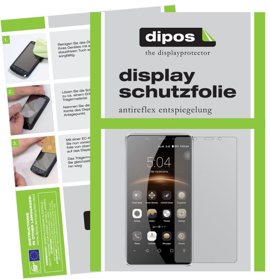 6x Schutzfolie matt für Leagoo M8 Display-Schutzfo (1)