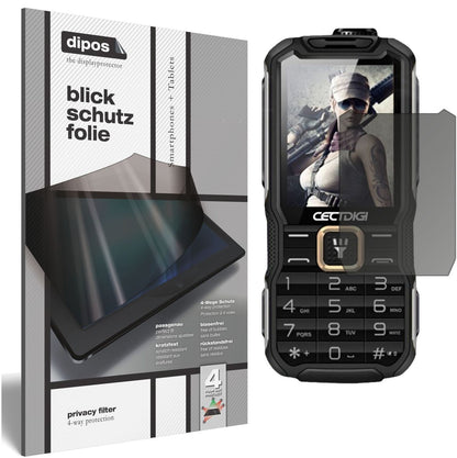 Blickschutzfolie für Rugum T9900 matt Schutzfolie  (2)