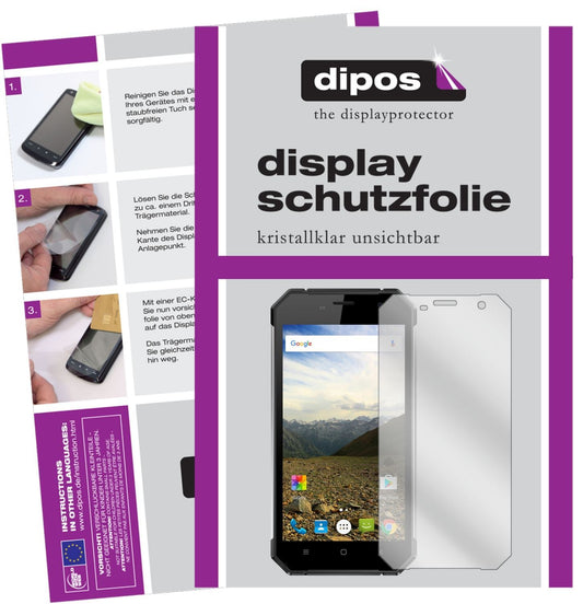 2x Schutzfolie klar für Nomu S30 Display-Schutzfol (1)