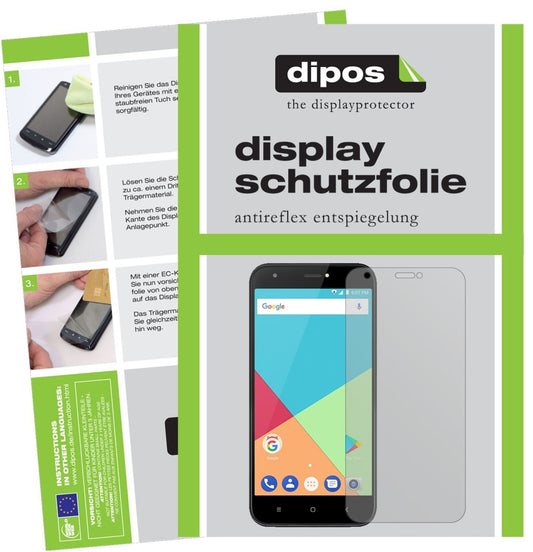 2x Schutzfolie matt für Ulefone S7 Display-Schutzf (1)