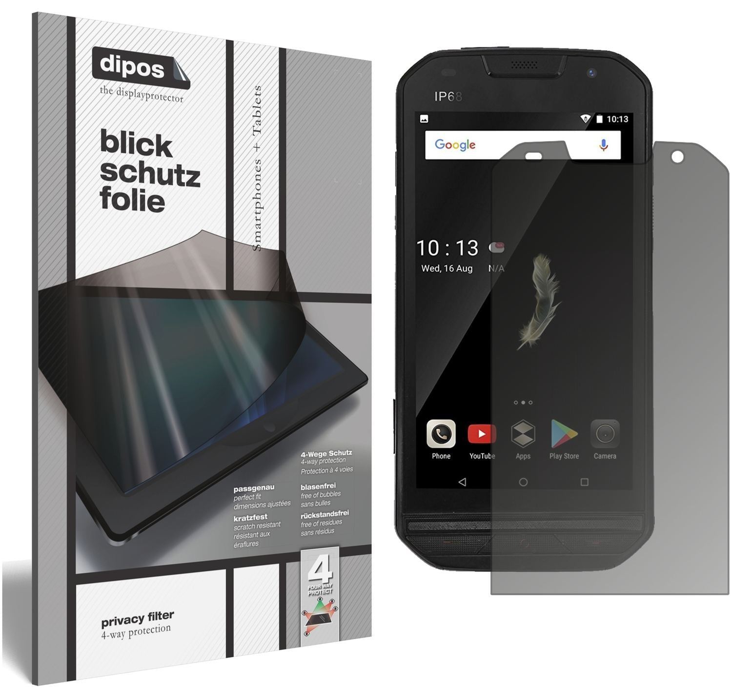 Blickschutzfolie für Doogee S30 matt Schutzfolie P (1)