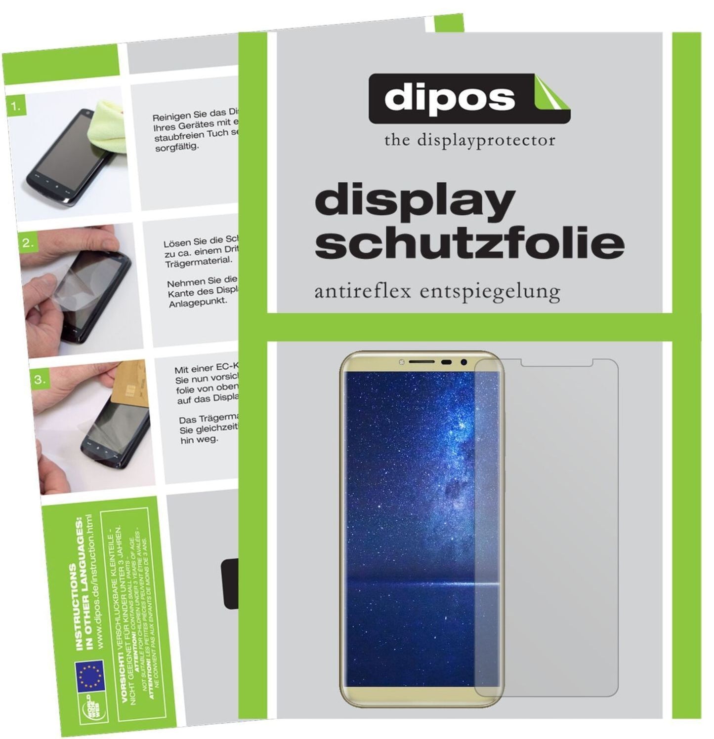 5x Schutzfolie matt für Cubot X18 Display-Schutzfo (2)