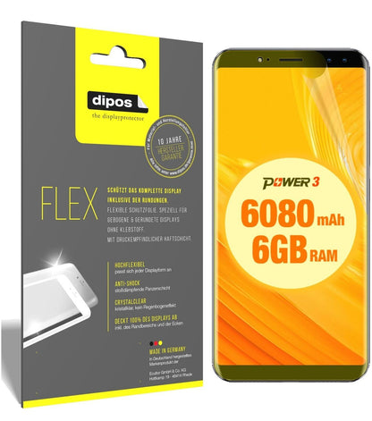 2x 3D Full Cover Schutzfolie für Ulefone Power 3 (2)