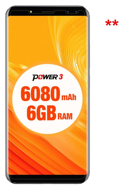 2x Schutzfolie matt für Ulefone Power 3 Display-Sc (6)