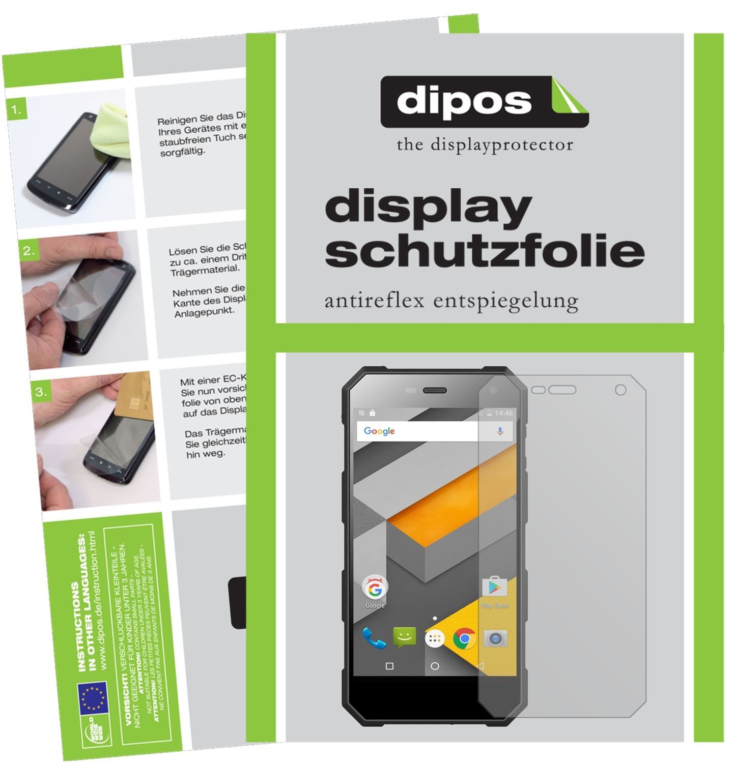 6x Schutzfolie matt für Nomu S10 Display-Schutzfol (1)