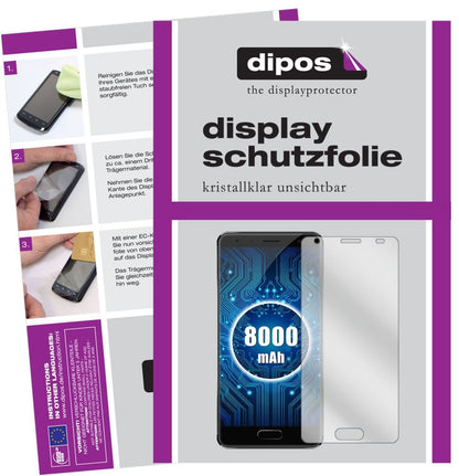1x Schutzfolie klar für Oukitel K8000 Display-Schu (2)