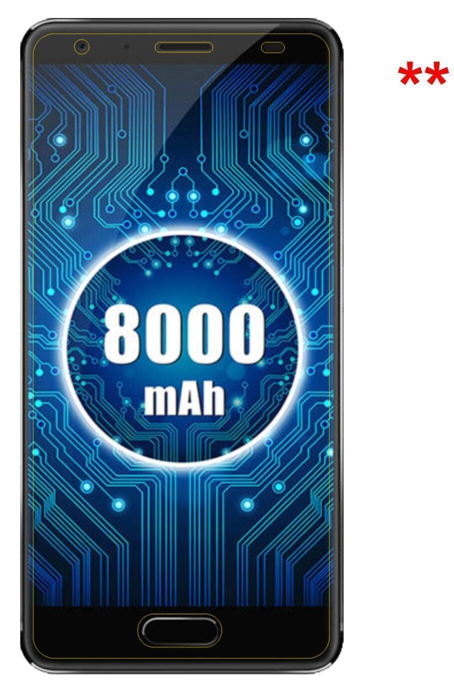 1x Schutzfolie klar für Oukitel K8000 Display-Schu (5)