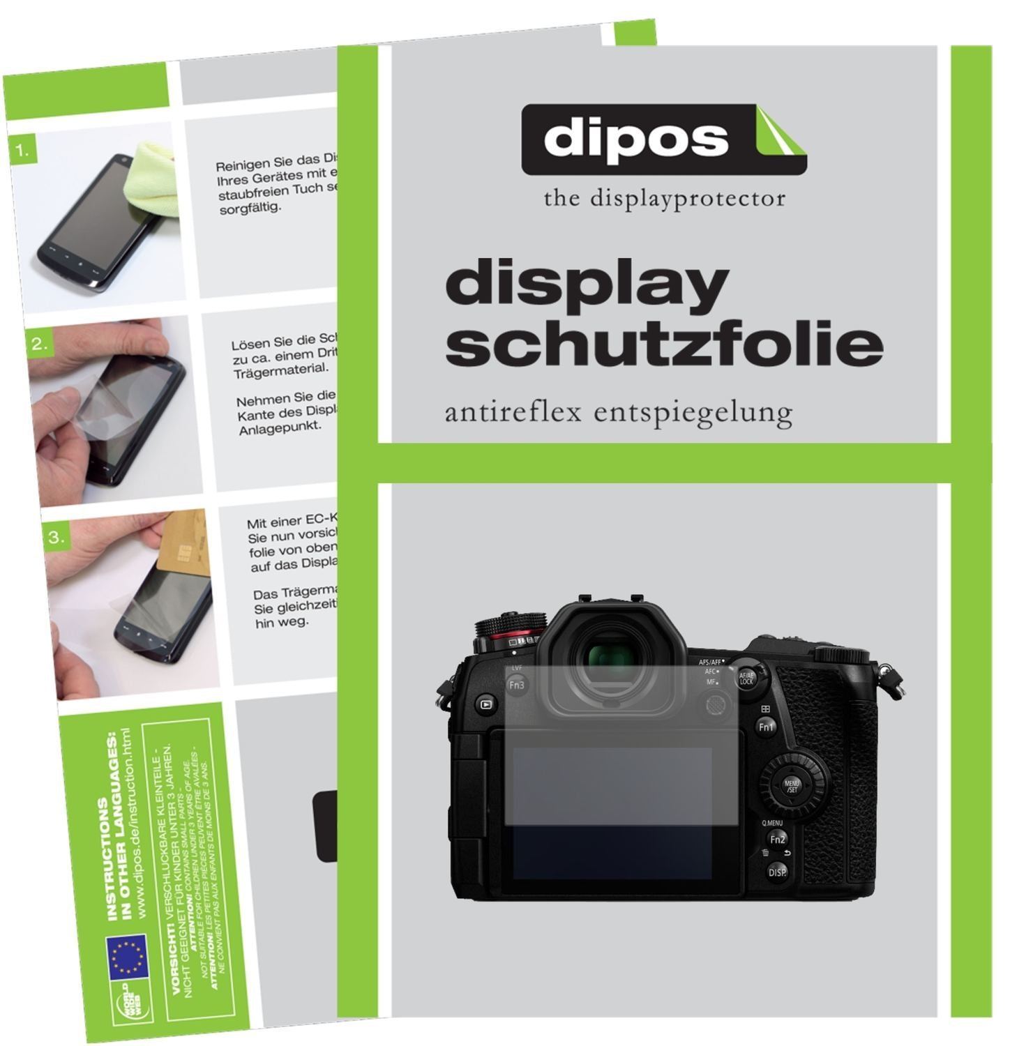 6x Schutzfolie matt für Panasonic Lumix DC-G9 Disp (1)