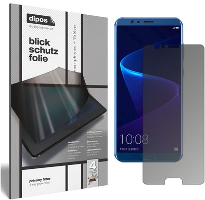 Blickschutzfolie für Huawei Honor V10 matt Schutzf (2)