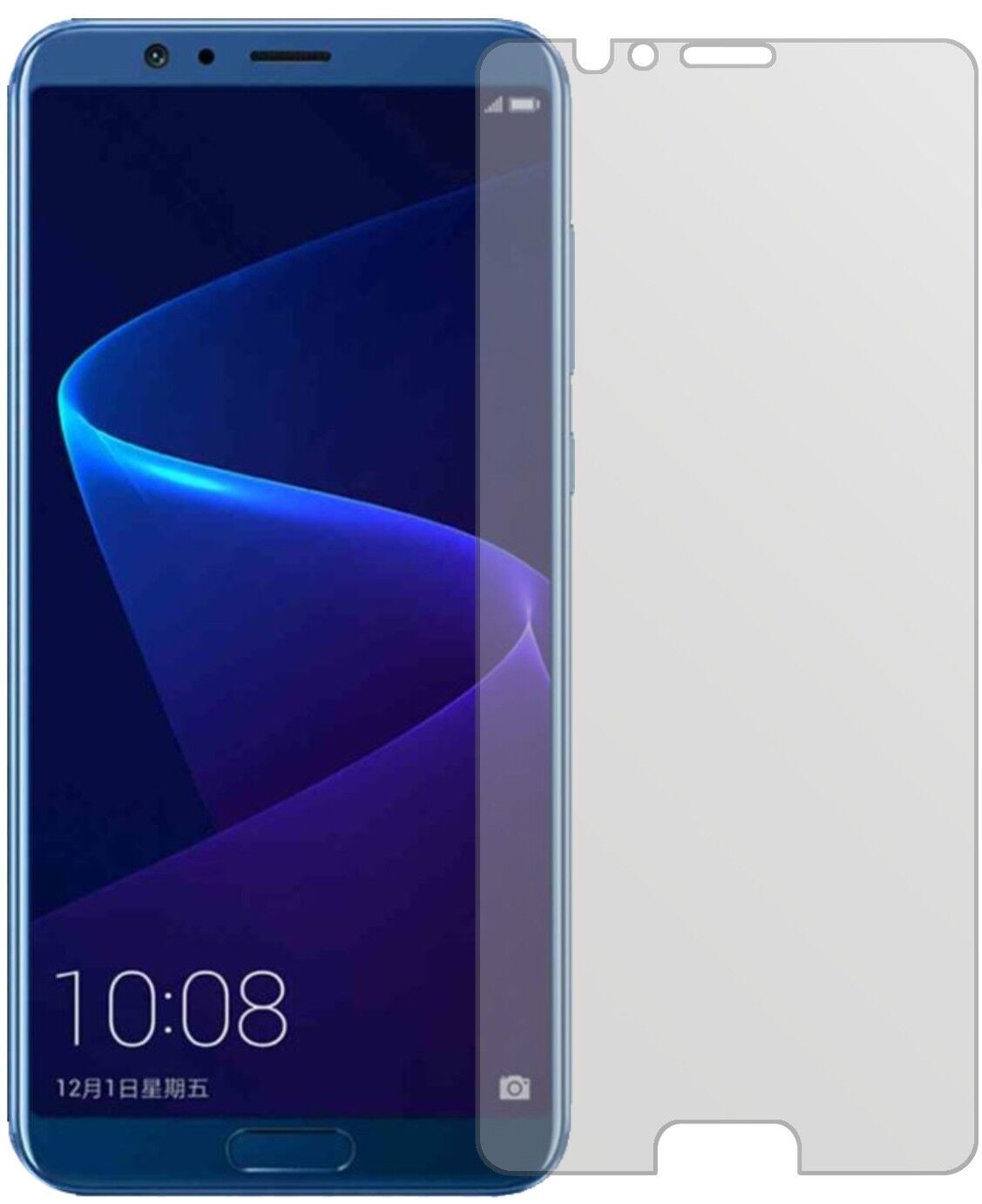 6x Schutzfolie matt für Huawei Honor V10 Display-S (2)