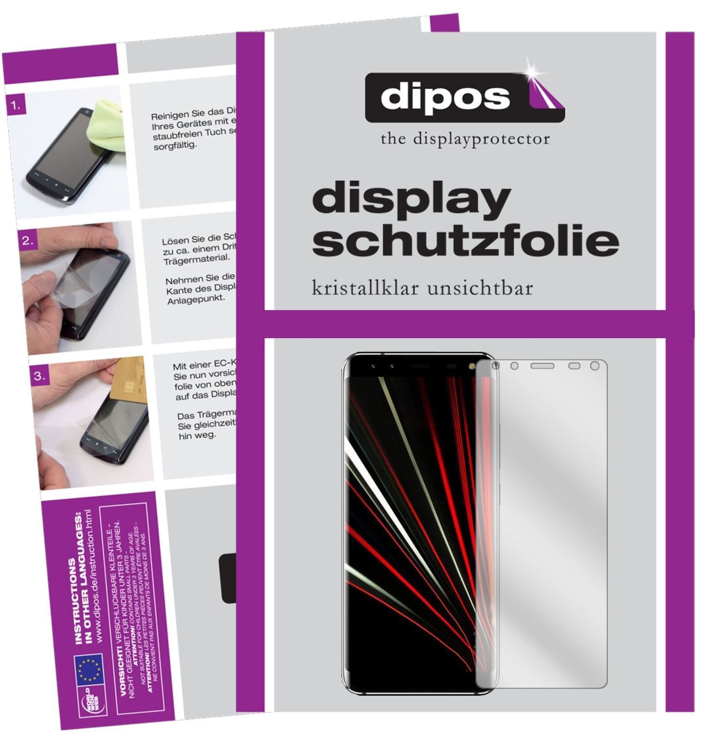 2x Schutzfolie klar für Leagoo S8 Display-Schutzfo (1)