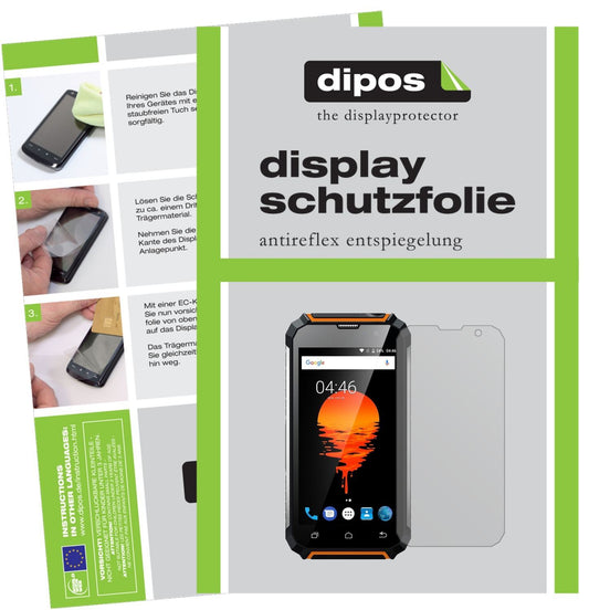 2x Schutzfolie matt für Geotel G1 Display-Schutzfo (1)