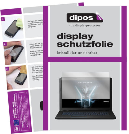 1x Schutzfolie klar für Medion P7652 Display-Schut (2)