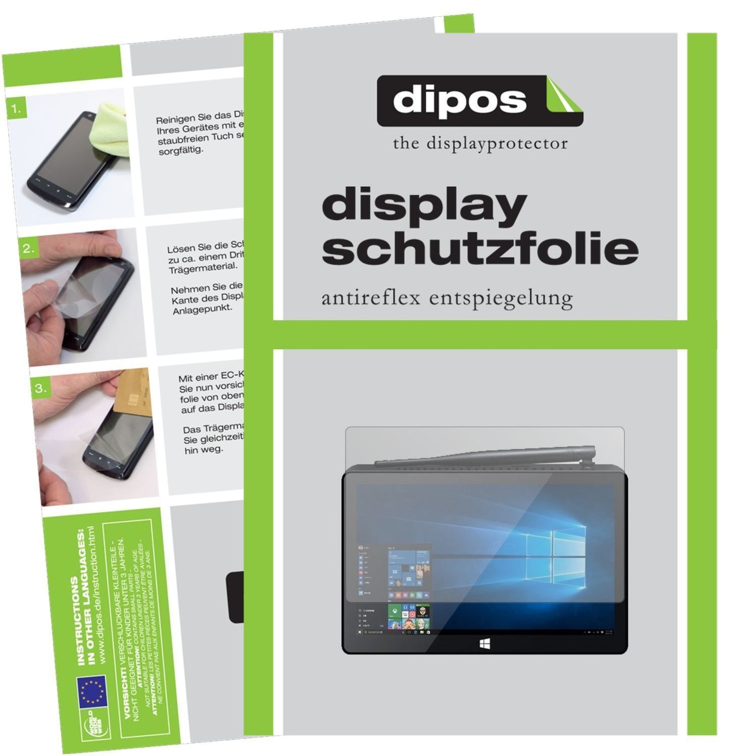 2x Schutzfolie matt für Pipo X12 Display-Schutzfol (1)