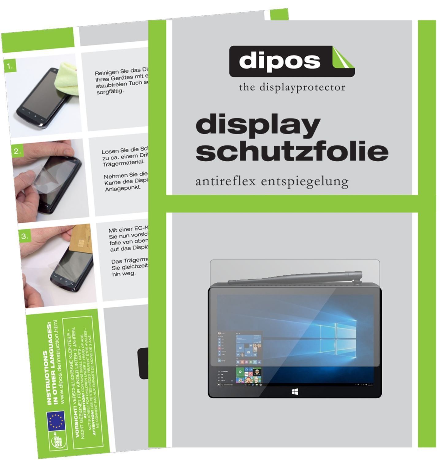 2x Schutzfolie matt für Pipo X12 Display-Schutzfol (1)