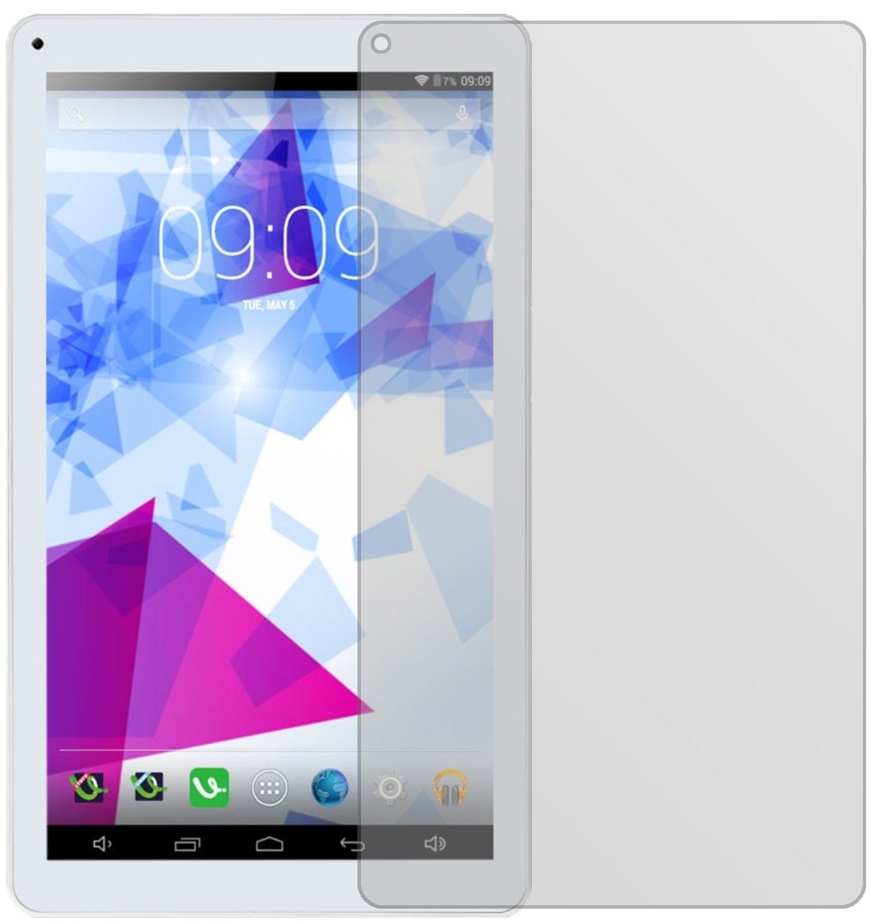 2x Schutzfolie matt für iRULU eXpro 2 Plus Display (2)