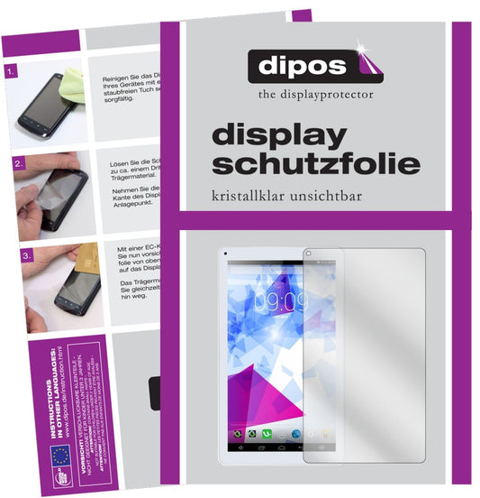 2x Schutzfolie klar für iRULU eXpro 2 Plus Display (1)