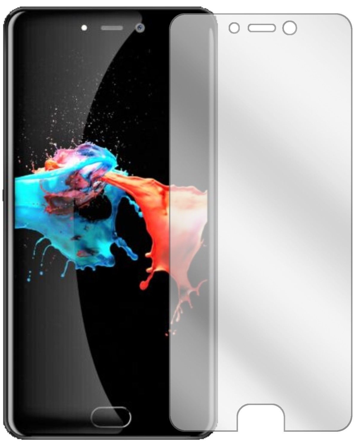 2x Schutzfolie klar für Leagoo T5c Display-Schutzf (2)