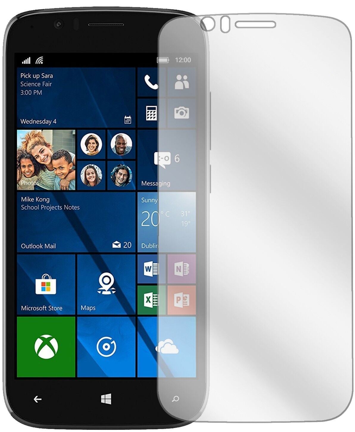 5x Schutzfolie klar für Wileyfox Pro Display-Schut (1)