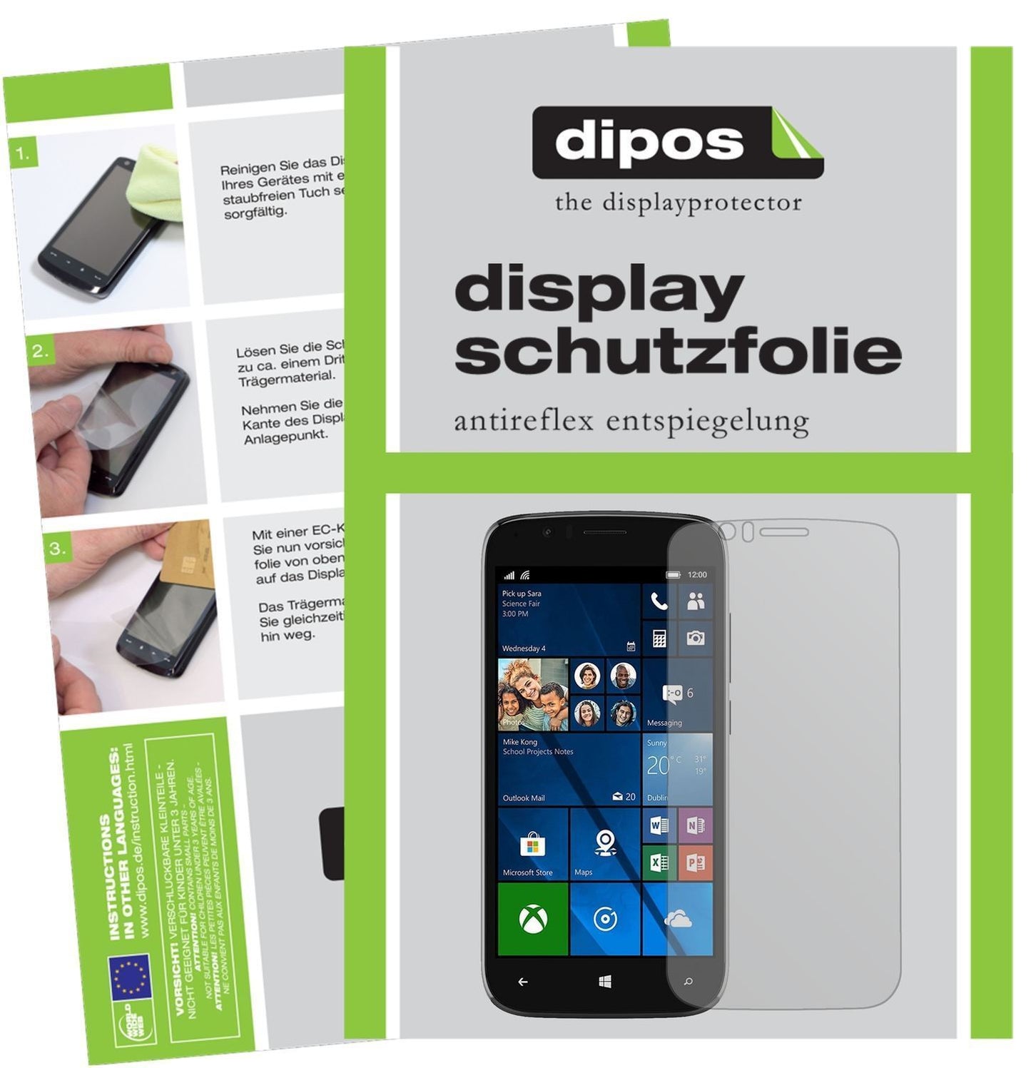 6x Schutzfolie matt für Wileyfox Pro Display-Schut (1)