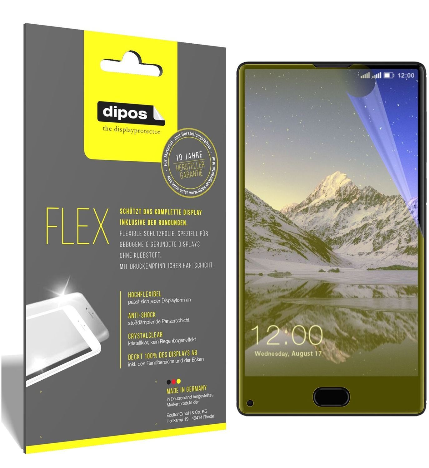 2x 3D Full Cover Schutzfolie für Leagoo Kiicaa Mix (3)