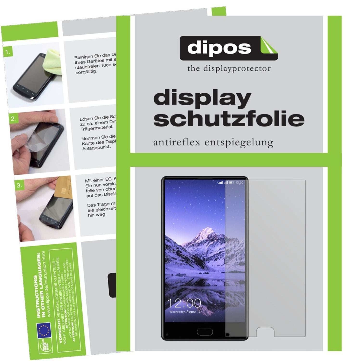 5x Schutzfolie matt für Leagoo Kiicaa Mix Display- (2)