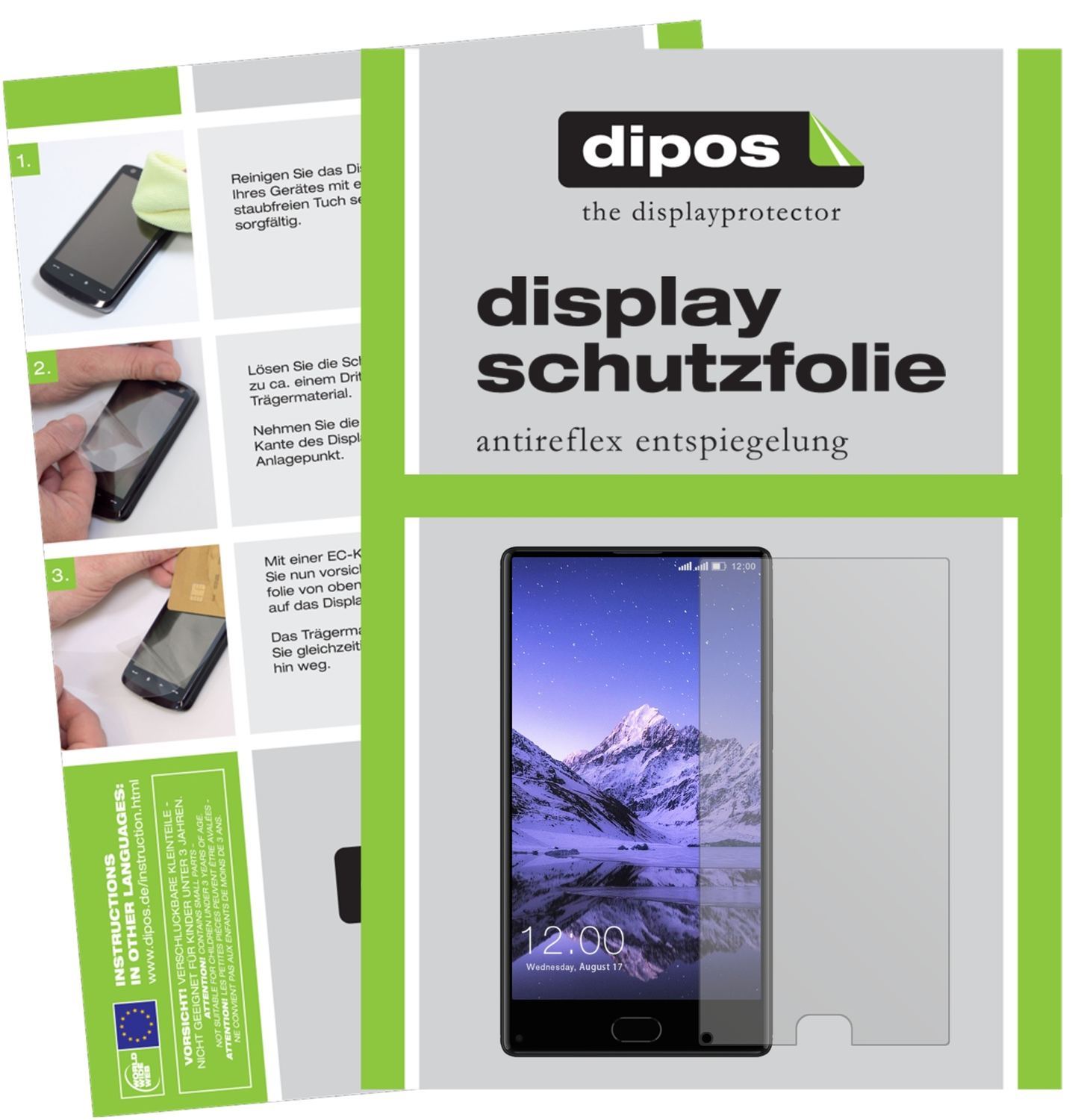 2x Schutzfolie matt für Leagoo Kiicaa Mix Display- (1)