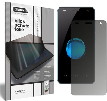 Blickschutzfolie für HOMTOM HT26 matt Schutzfolie  (2)