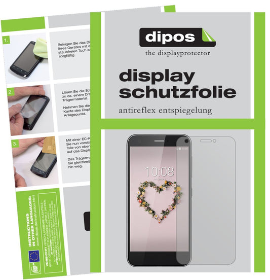 2x Schutzfolie matt für ZTE Blade A512 Display-Sch (1)