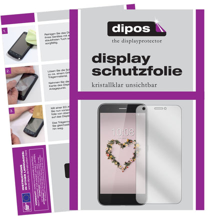 2x Schutzfolie klar für ZTE Blade A512 Display-Sch (1)