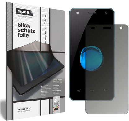 Blickschutzfolie für HOMTOM HT26 matt Schutzfolie  (1)