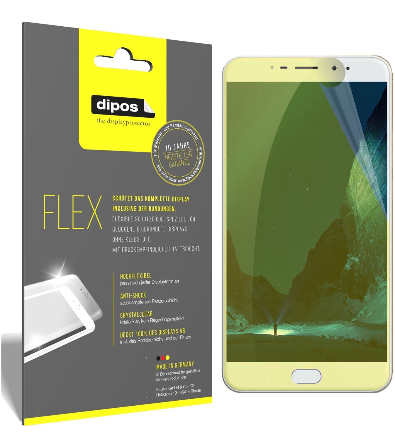 3x 3D Full Cover Schutzfolie für Uhans Max 2 (1)