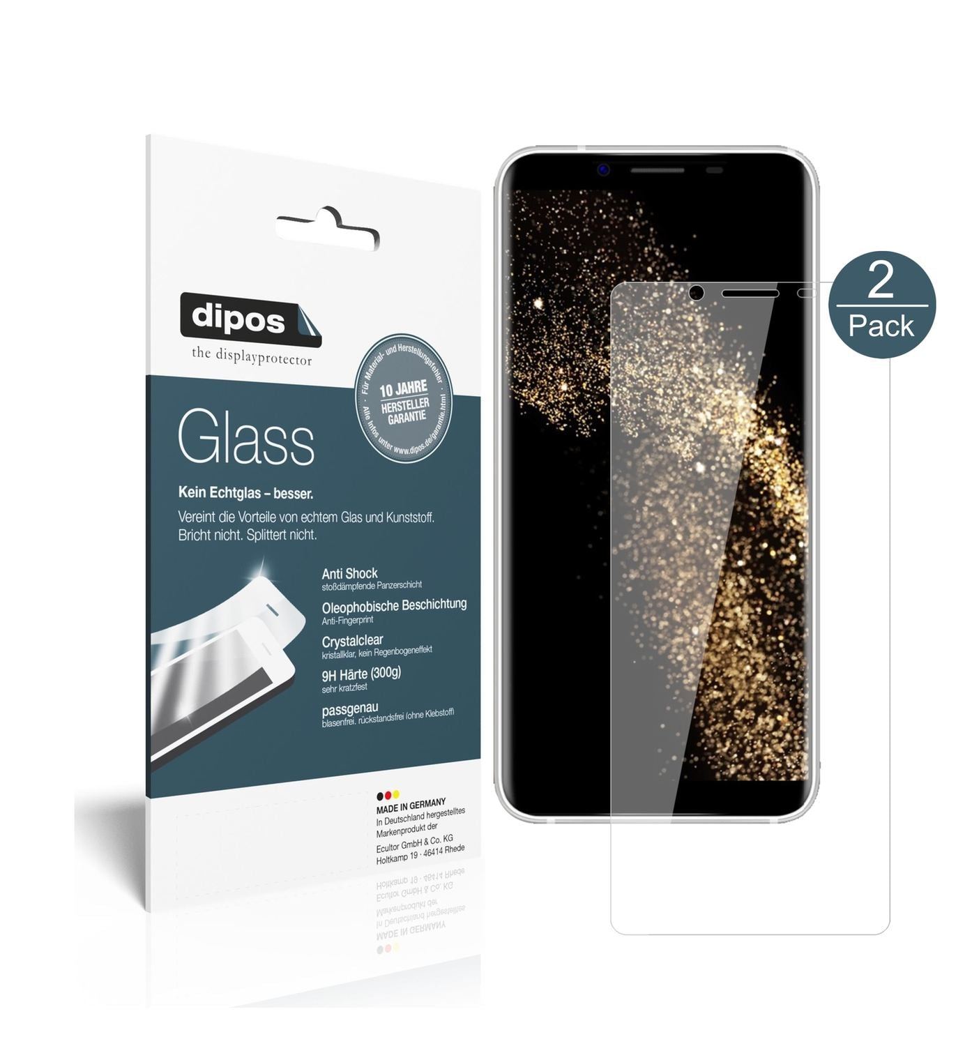 2x 9H Schutzfolie für HOMTOM S8 Panzerfolie (1)