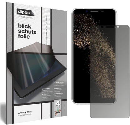 Blickschutzfolie für HOMTOM S8 matt Schutzfolie Pr (1)