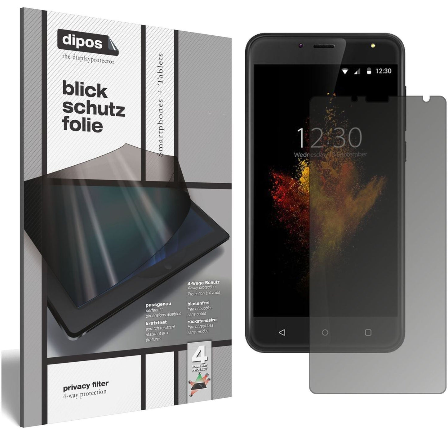 Blickschutzfolie für Wieppo S6 Lite matt Schutzfol (2)