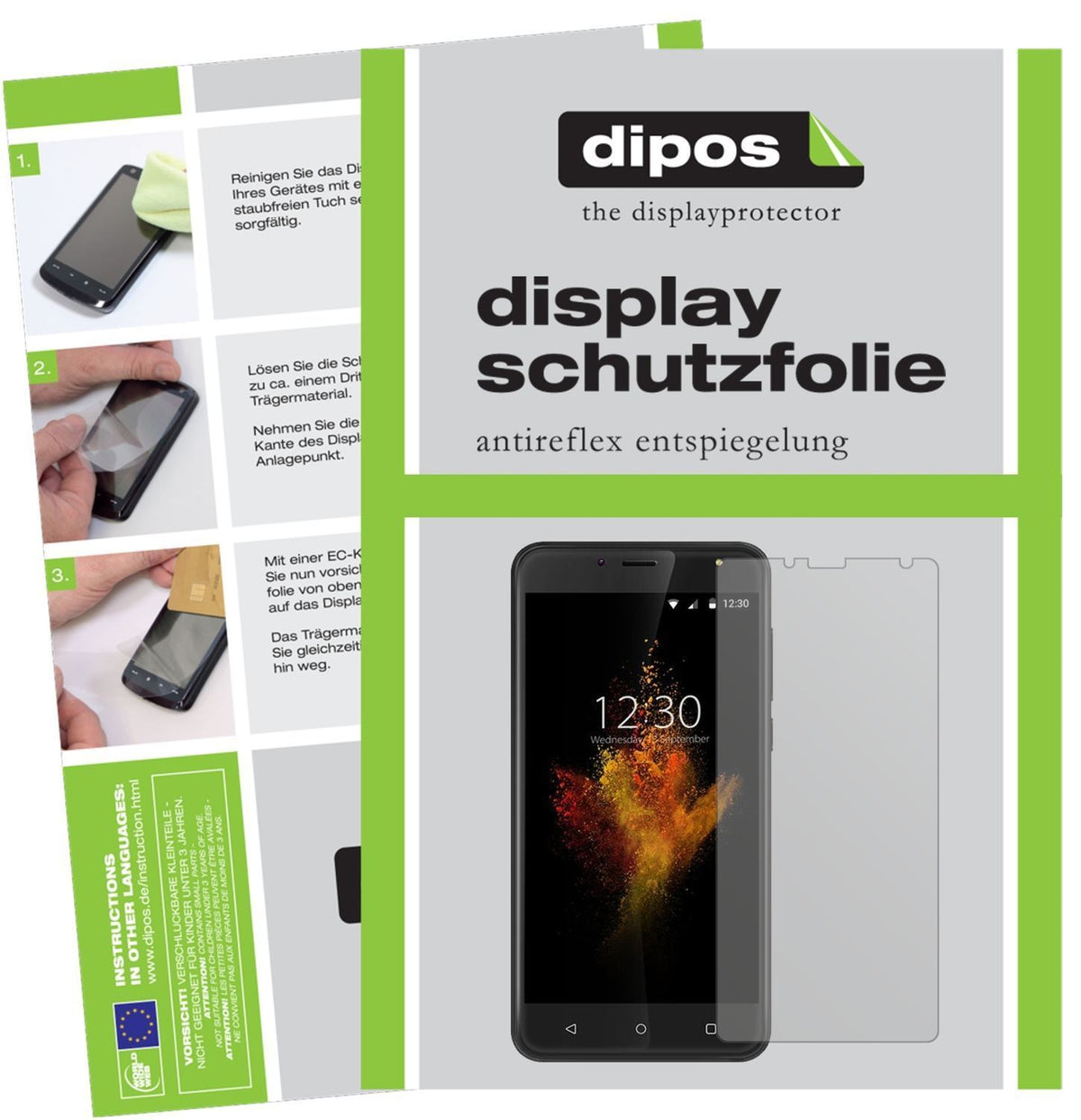 2x Schutzfolie matt für Wieppo S6 Lite Display-Sch (1)
