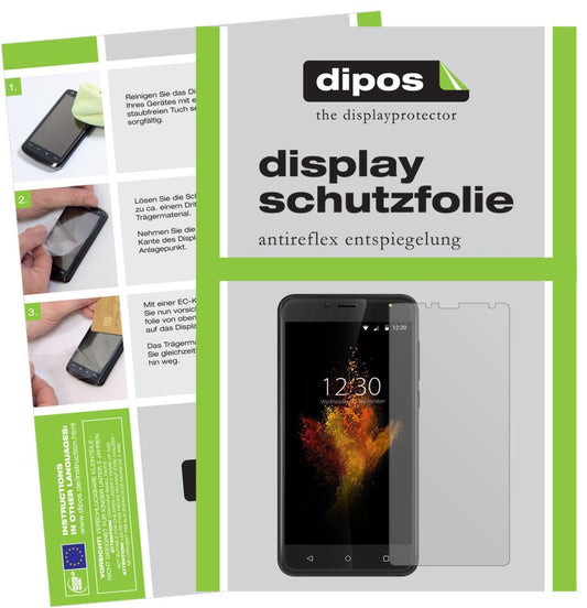 2x Schutzfolie matt für Wieppo S6 Lite Display-Sch (1)