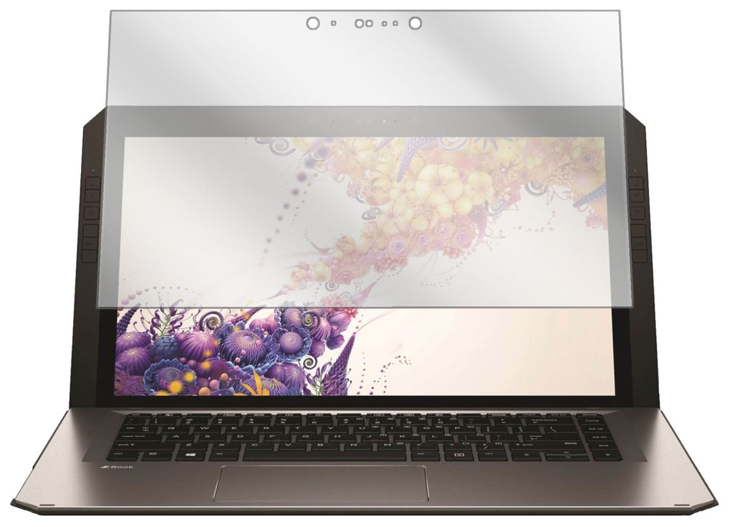2x Schutzfolie klar für HP zBook x2 Display-Schutz (2)