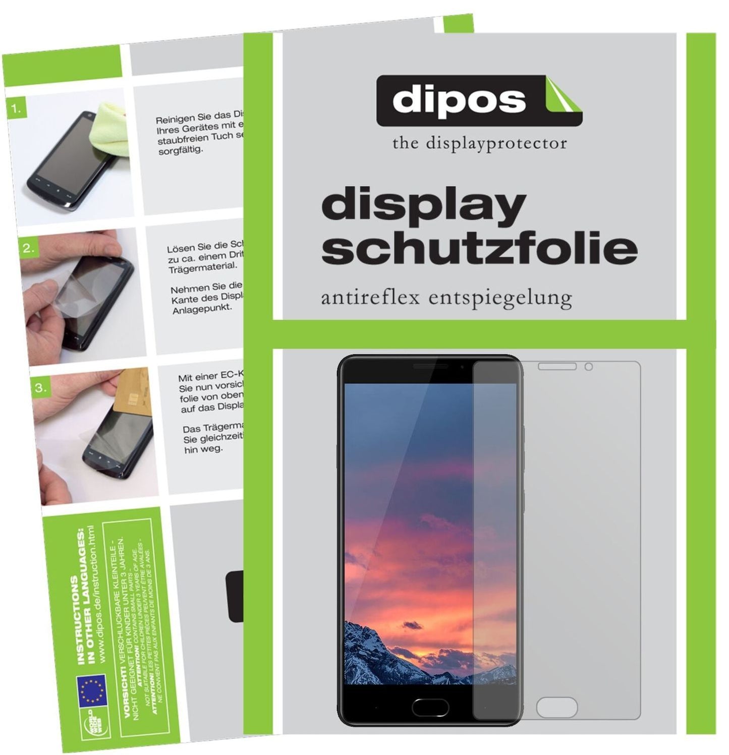 5x Schutzfolie matt für Vernee Thor Plus Display-S (2)