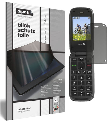 Blickschutzfolie für Doro PhoneEasy 613 matt Schut (2)