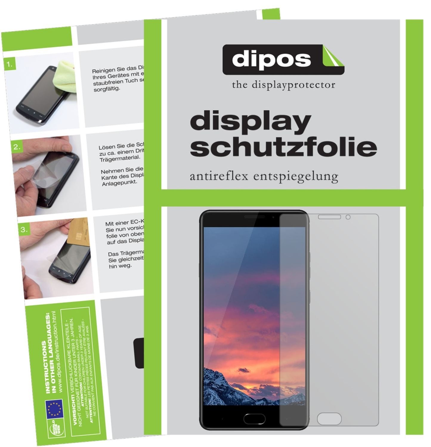 6x Schutzfolie matt für Vernee Thor Plus Display-S (1)