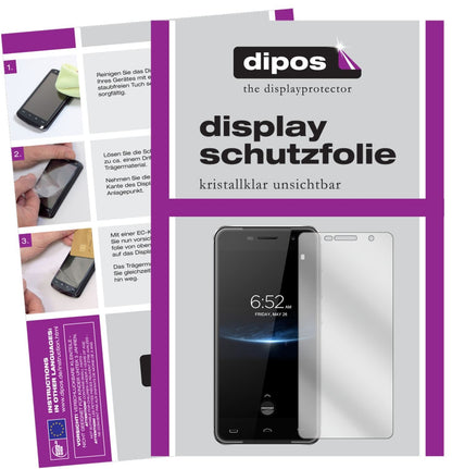 2x Schutzfolie klar für HOMTOM HT37 Pro Display-Sc (1)