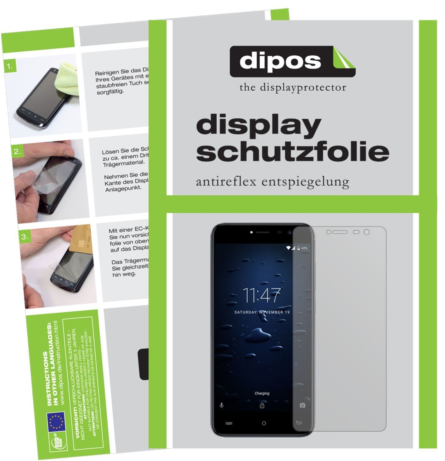 6x Schutzfolie matt für Cubot Note Plus Display-Sc (1)