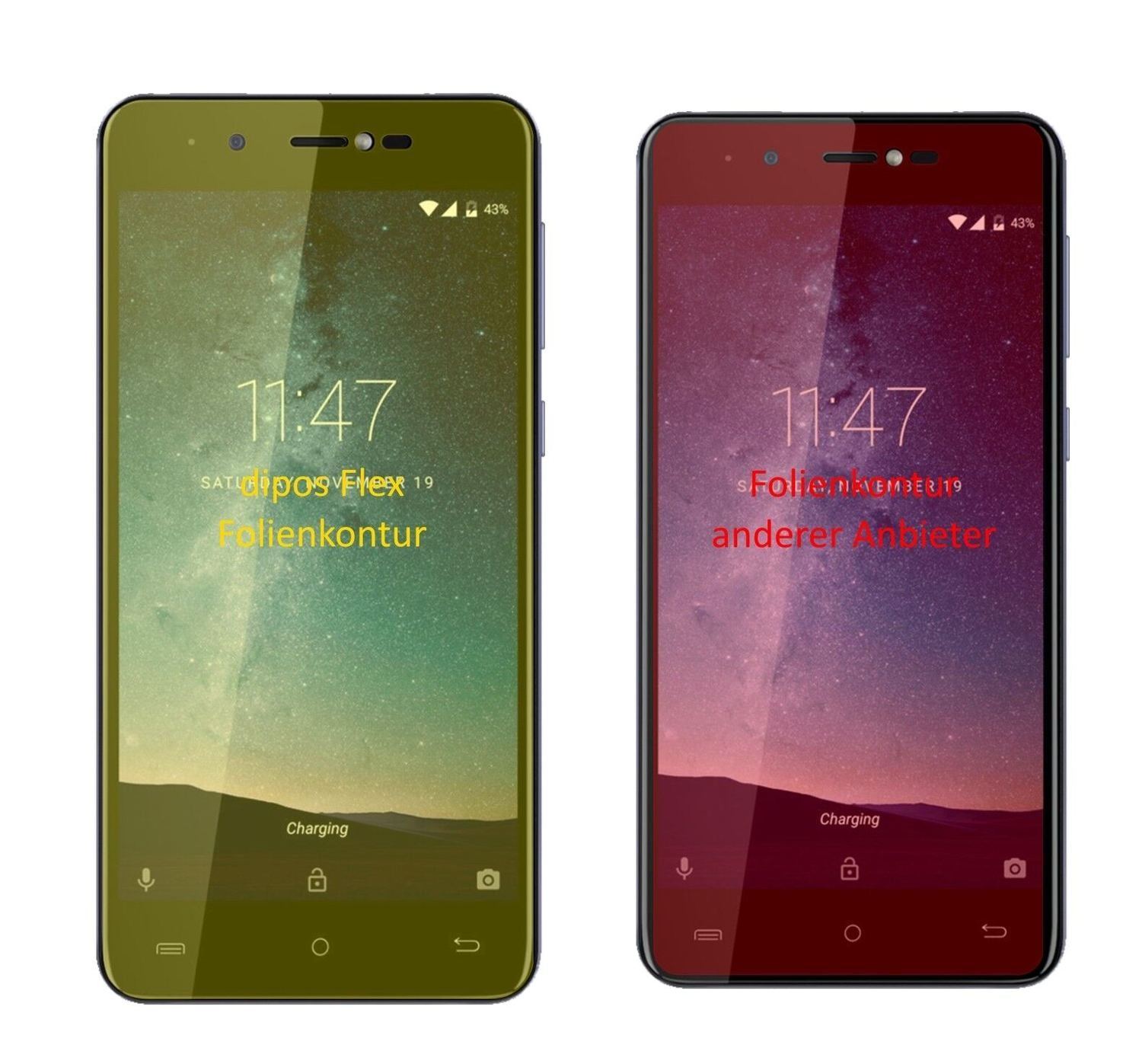 2x 3D Full Cover Schutzfolie für Cubot R9 (3)