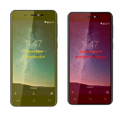 2x 3D Full Cover Schutzfolie für Cubot R9 (3)