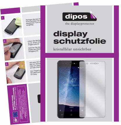 5x Schutzfolie klar für Cubot R9 Display-Schutzfol (2)