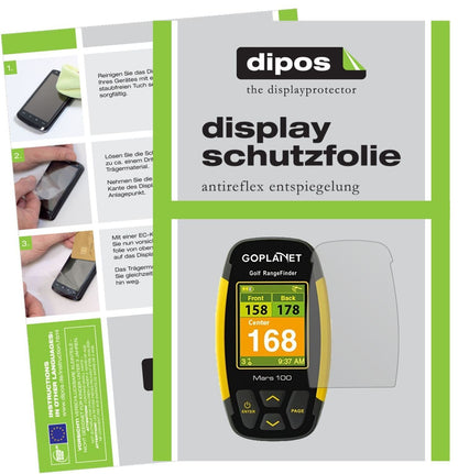 5x Schutzfolie matt für GoPlanet Mars 100 Display- (2)