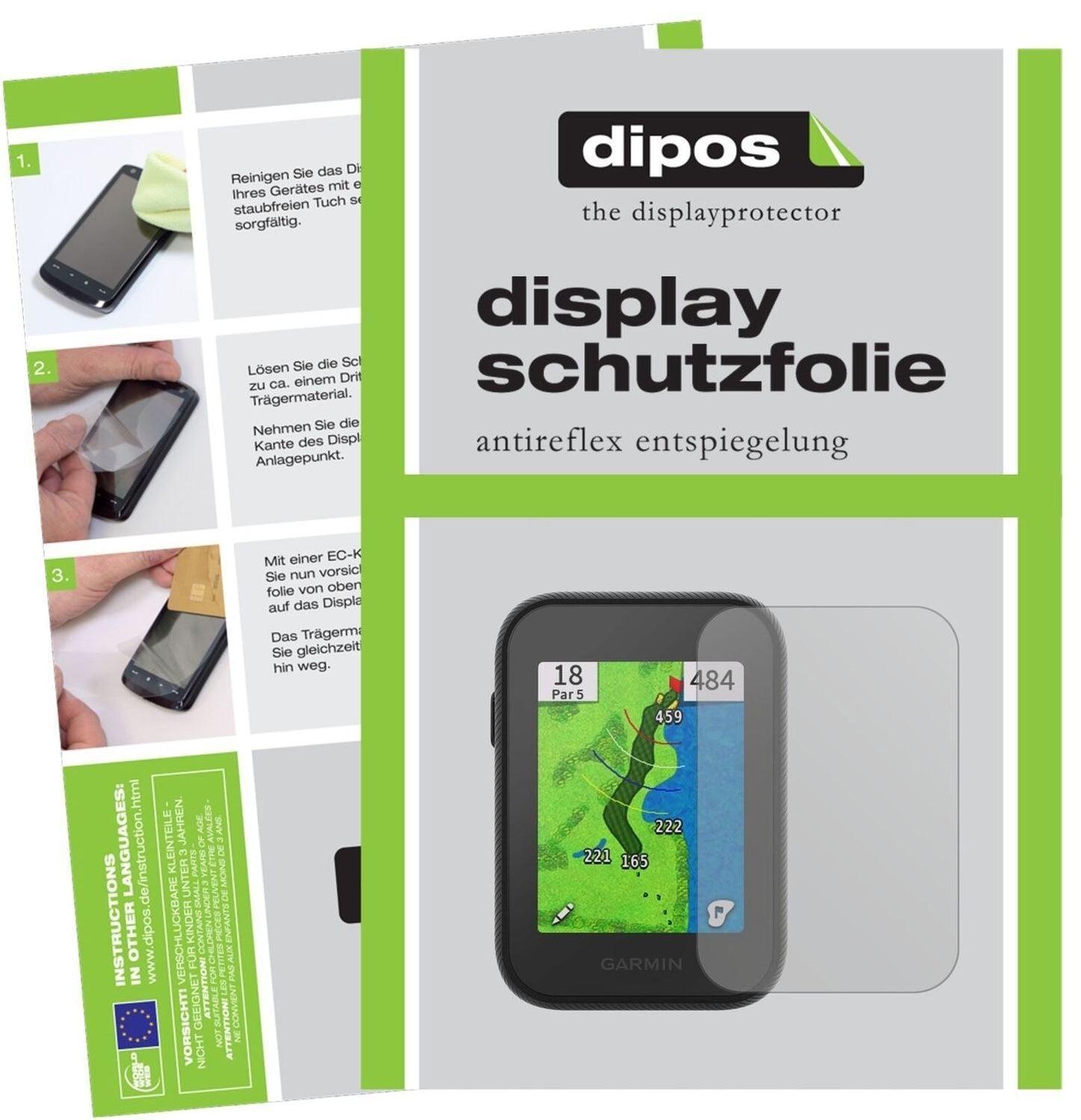 2x Schutzfolie matt für Garmin Approach G30 Displa (2)