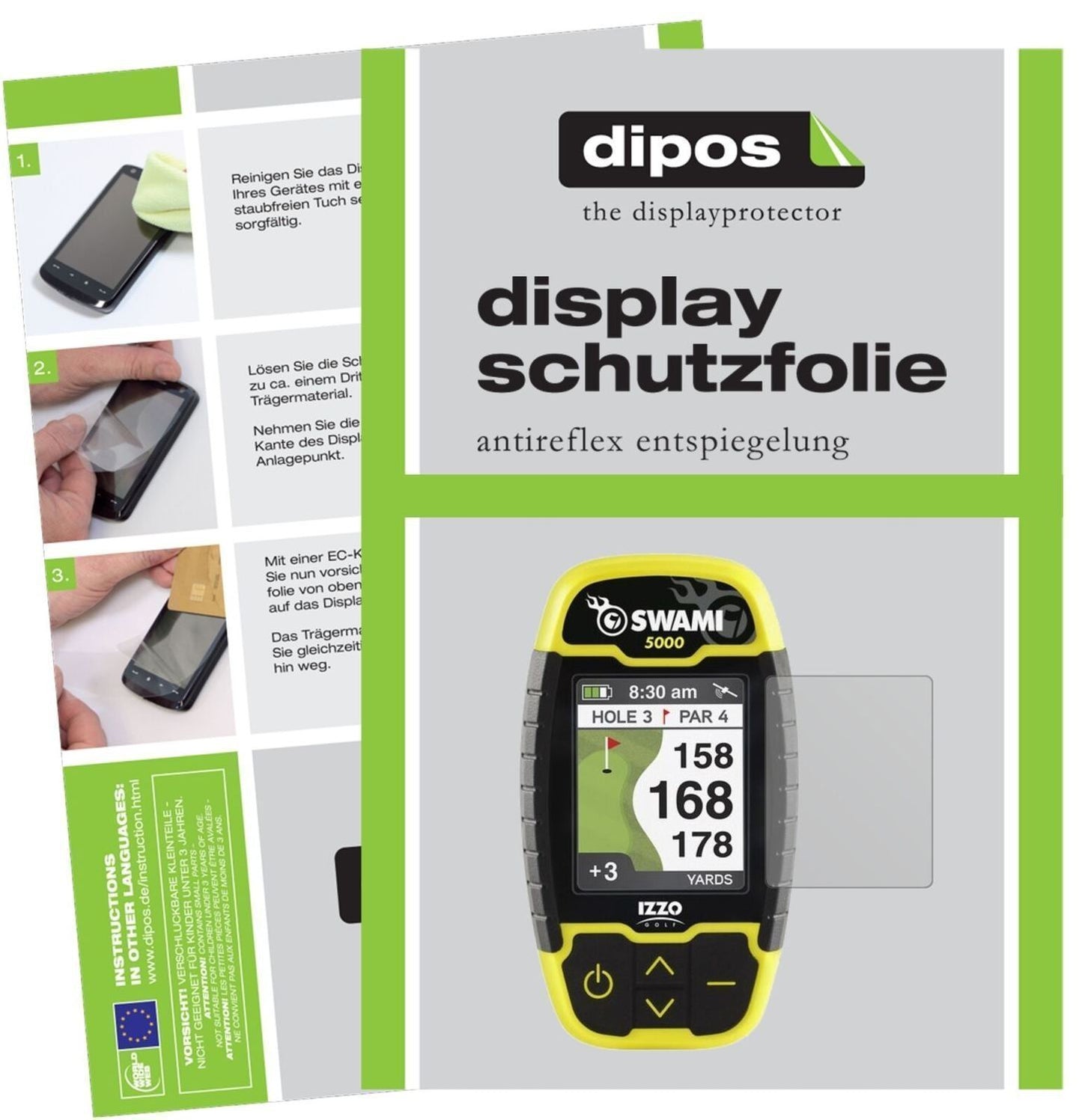 2x Schutzfolie matt für Izzo Swami 5000 Display-Sc (2)